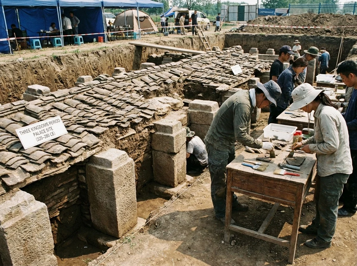 고대 삼국시대 왕궁 터 주거지 발굴과 기와 유물 교차 검증