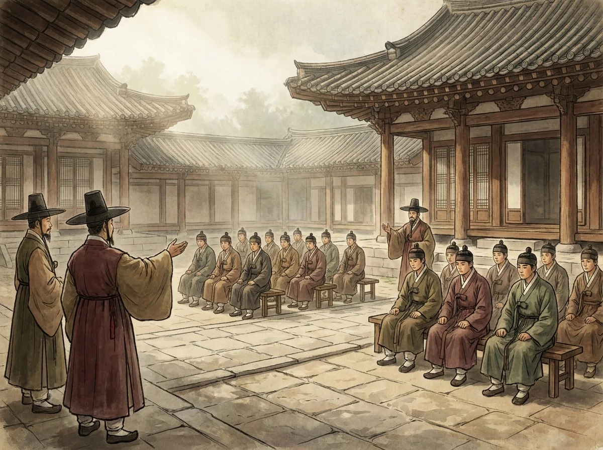 조선의 과거제도는 어떻게 운영되었나 예조 주관 하에 치러지는 식년시 문과 초시 시험장