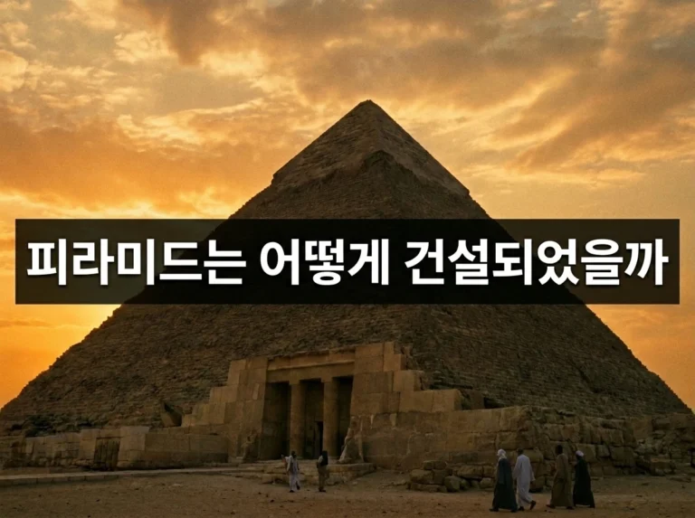 피라미드는 어떻게 건설되었을까: 고대 이집트 기술과 노동 조직