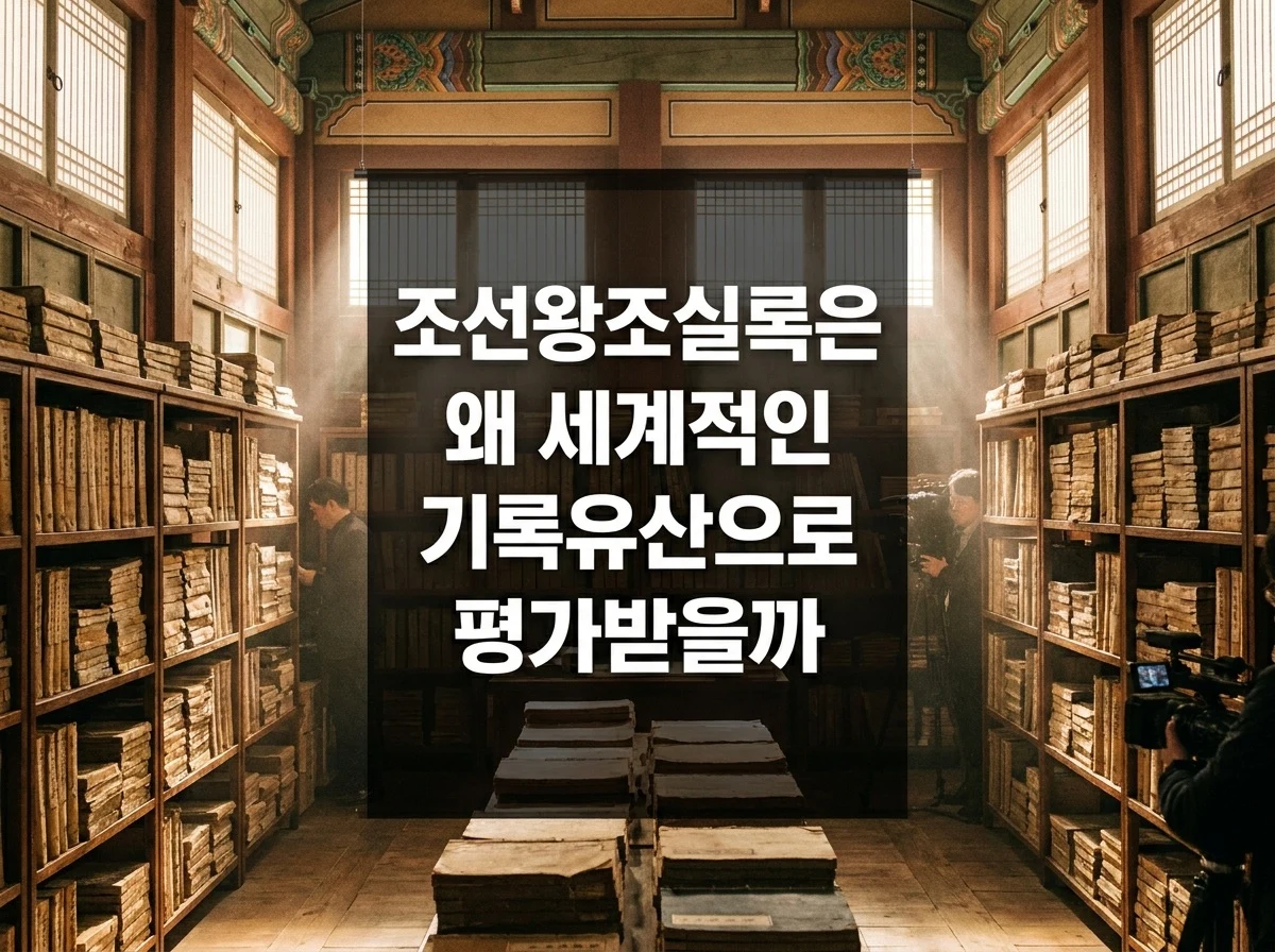 조선왕조실록은 왜 세계적인 기록유산으로 평가받을까 유네스코 등재 배경