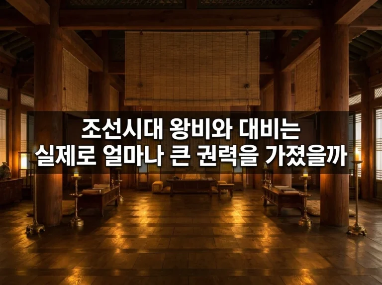 조선시대 왕비와 대비는 실제로 얼마나 큰 권력을 가졌을까: 신분 상승의 길과 한계