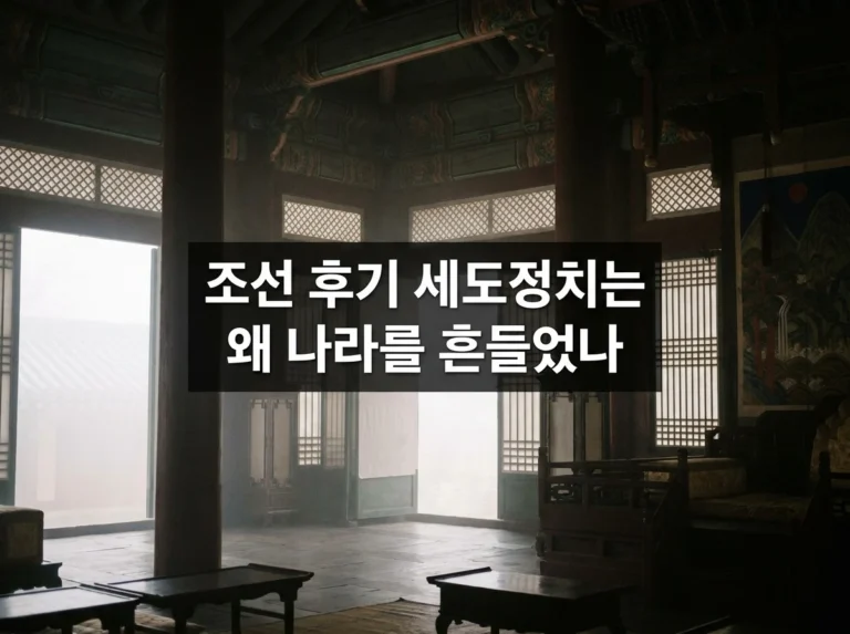 조선 후기 세도정치는 왜 나라를 흔들었나: 권력 집중의 결과