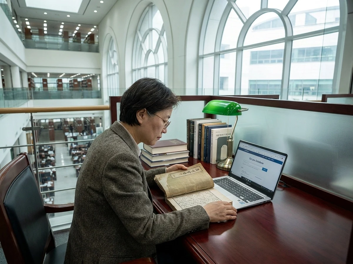 조선왕조실록의 사론과 실제 사건의 맥락을 교차 검증하며 비판적으로 분석하는 역사학자