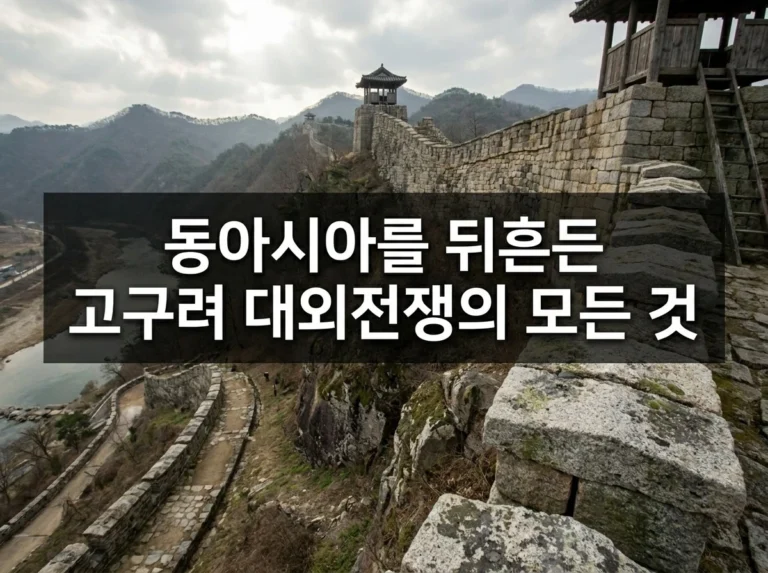 고구려 대외전쟁 수당 침공이 동아시아 질서를 바꾼 핵심 이유