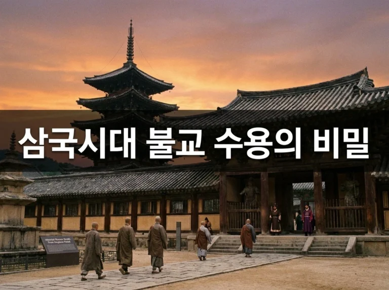삼국시대 불교 수용 이유 왕권과 정치적 비밀