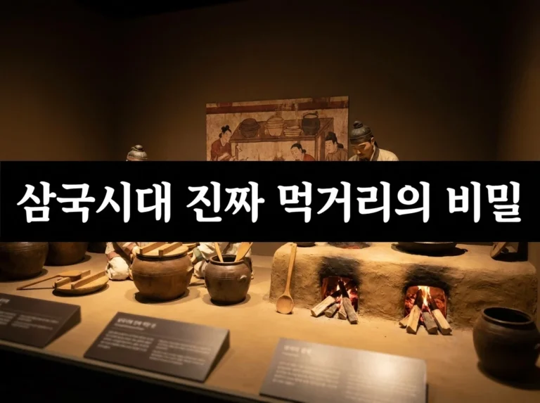 삼국시대 생활상과 음식 문화, 우리가 몰랐던 고대 밥상의 비밀