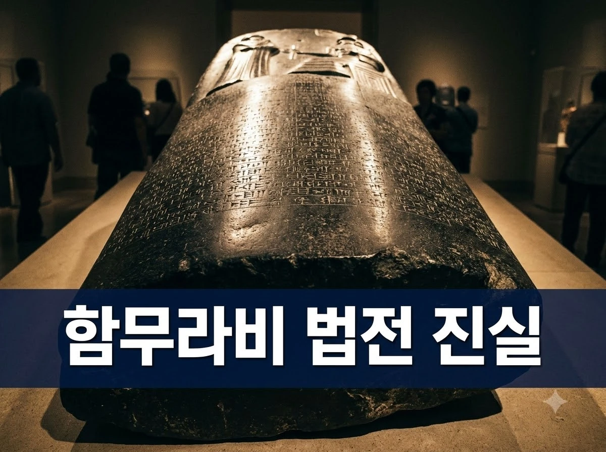 함무라비 법전 인류 최초 성문법 상징성과 루브르 박물관 석비 전경