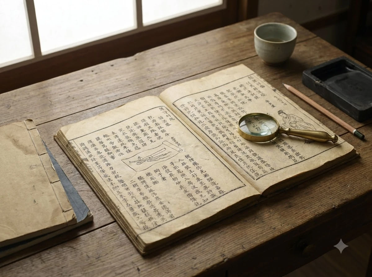 조선왕조실록 사료 교차 검증의 필요성을 보여주는 자료 대조 장면