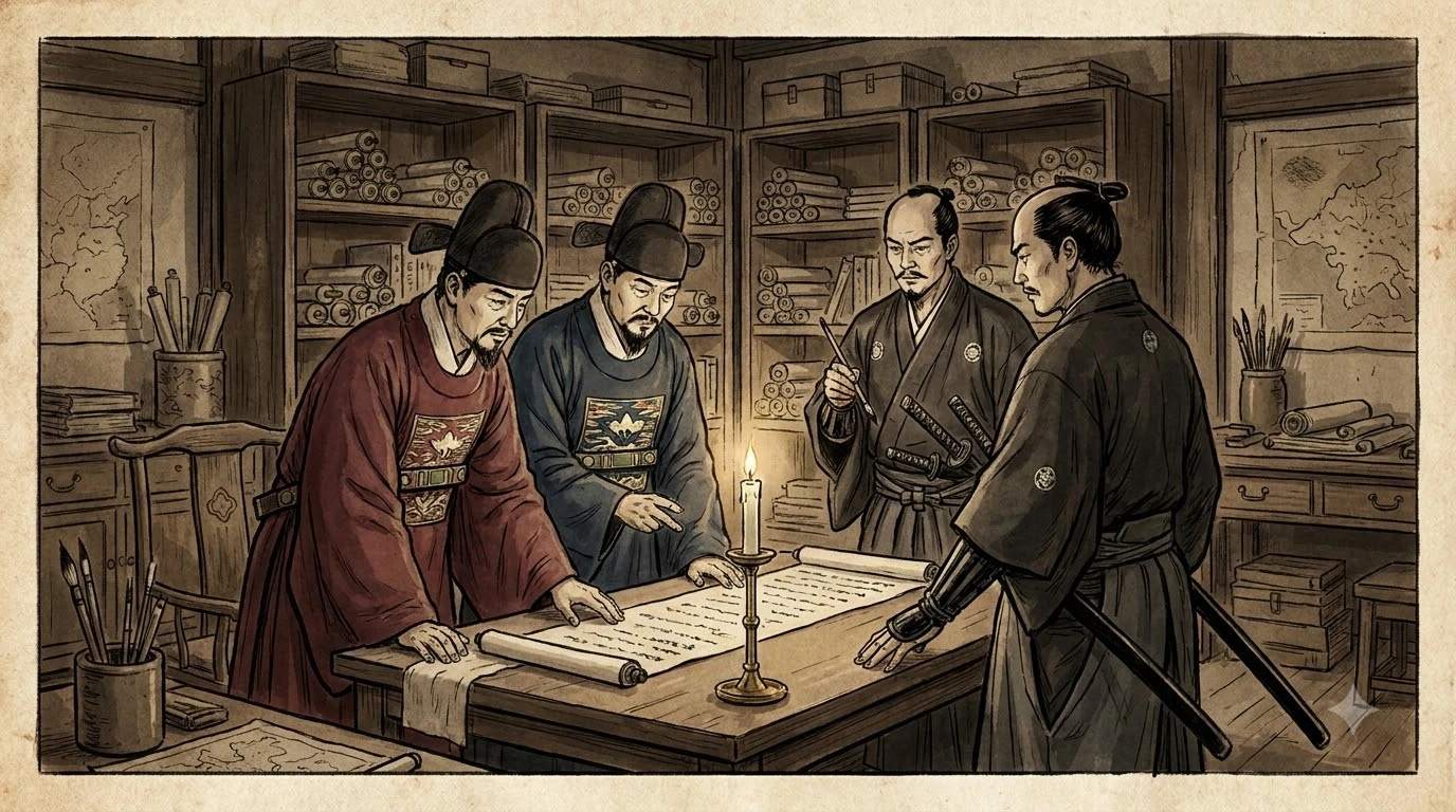 기유약조 외교 문서와 조선통신사 파견 관련 관찬 사료 기록