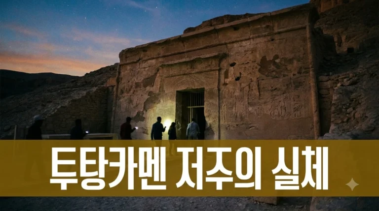 투탕카멘 무덤의 저주, 진실은 무엇인가: 100년 괴담과 과학적 반증