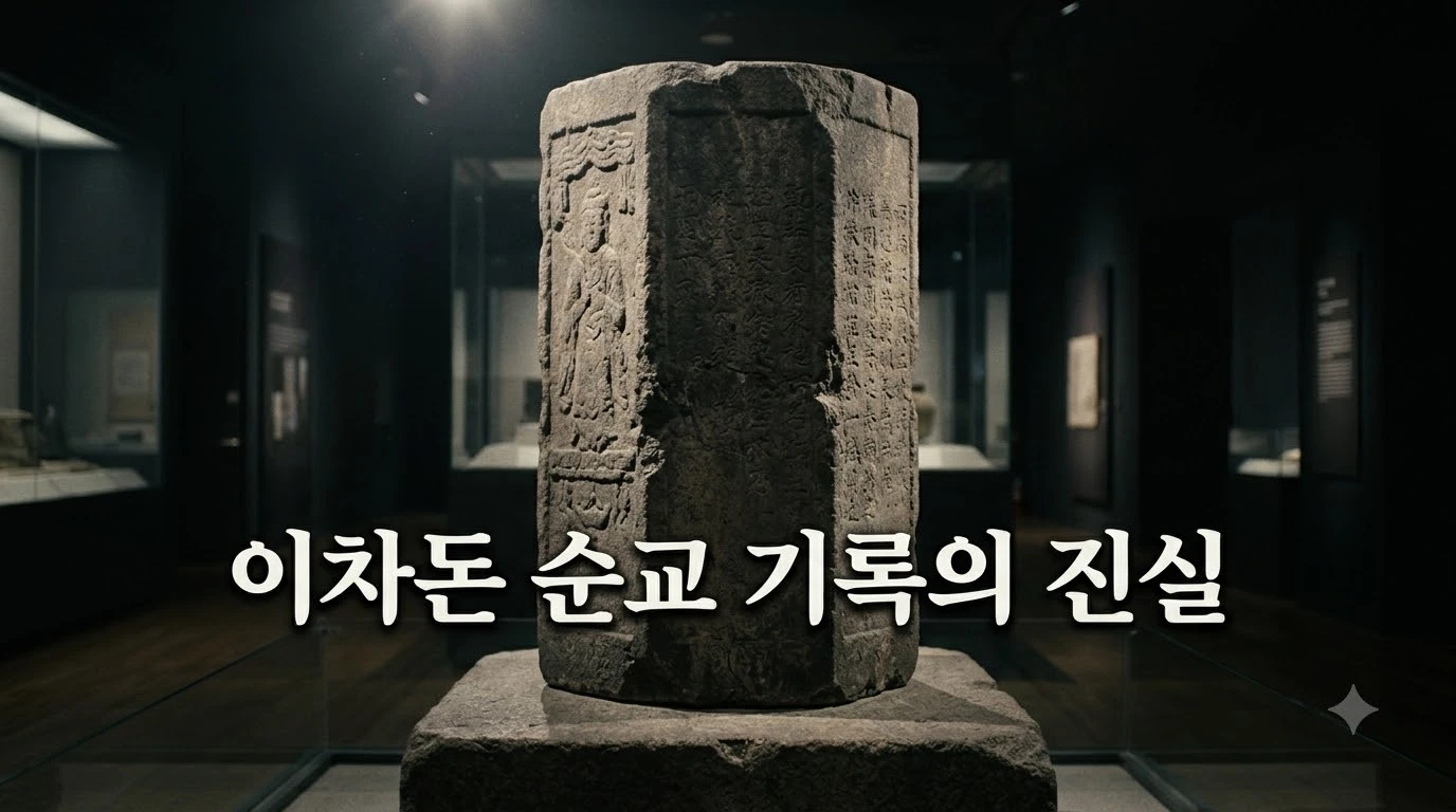 이차돈 순교 기록 비교의 중심 유물인 백률사 석당기 표면과 순교 장면 부조