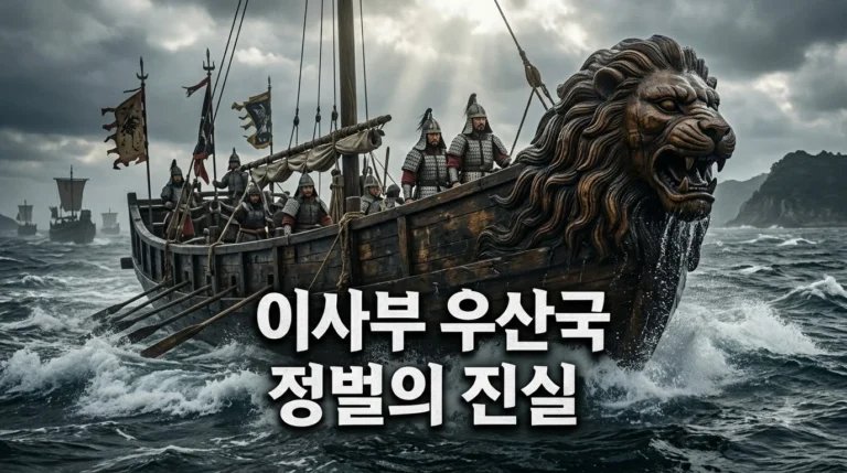 이사부 우산국 정벌, 나무 사자 계책의 군사 심리전