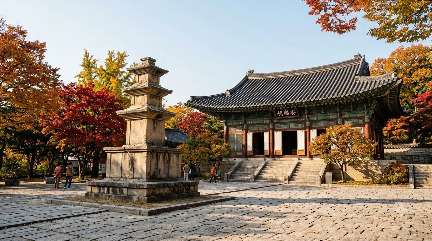 강감찬 장군의 탄생지인 서울 관악구 낙성대에 세워진 안국사와 3층 석탑 유적