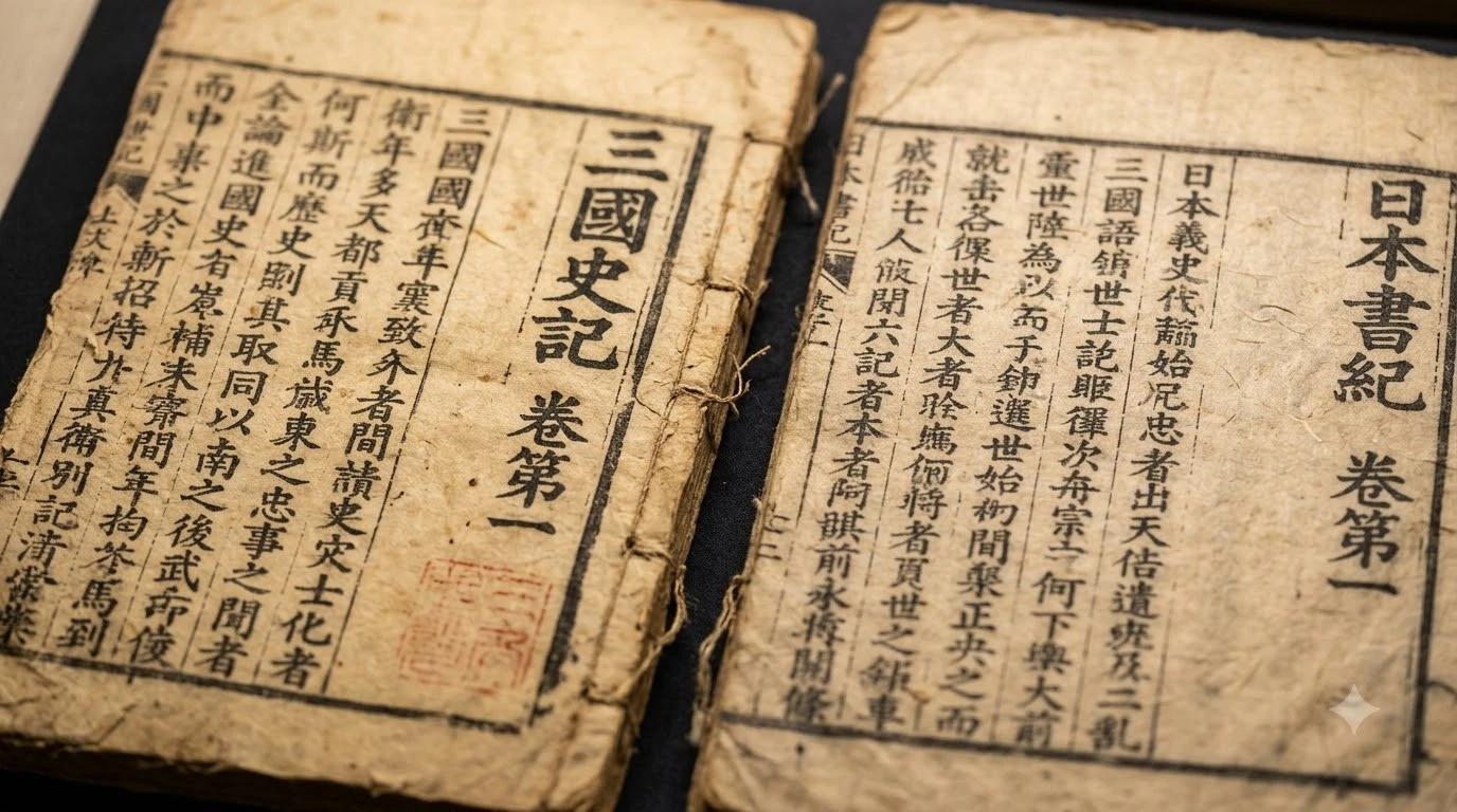 삼국사기와 일본서기 고문서에 기록된 관산성 전투 사료 대비