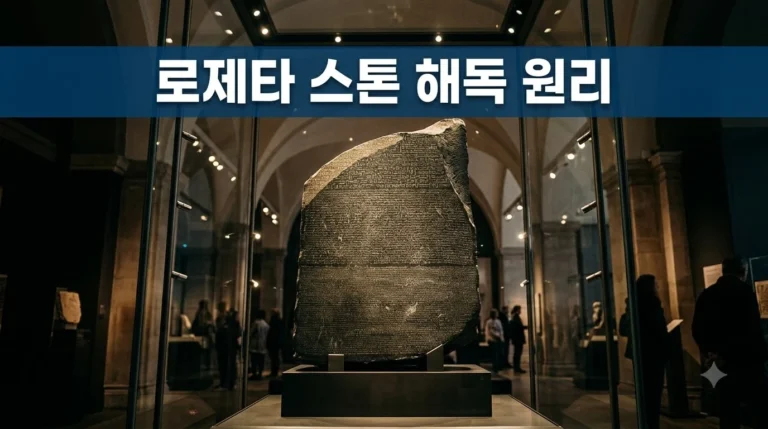로제타 스톤 해독 원리, 샹폴리옹과 영의 결정적 가설 차이