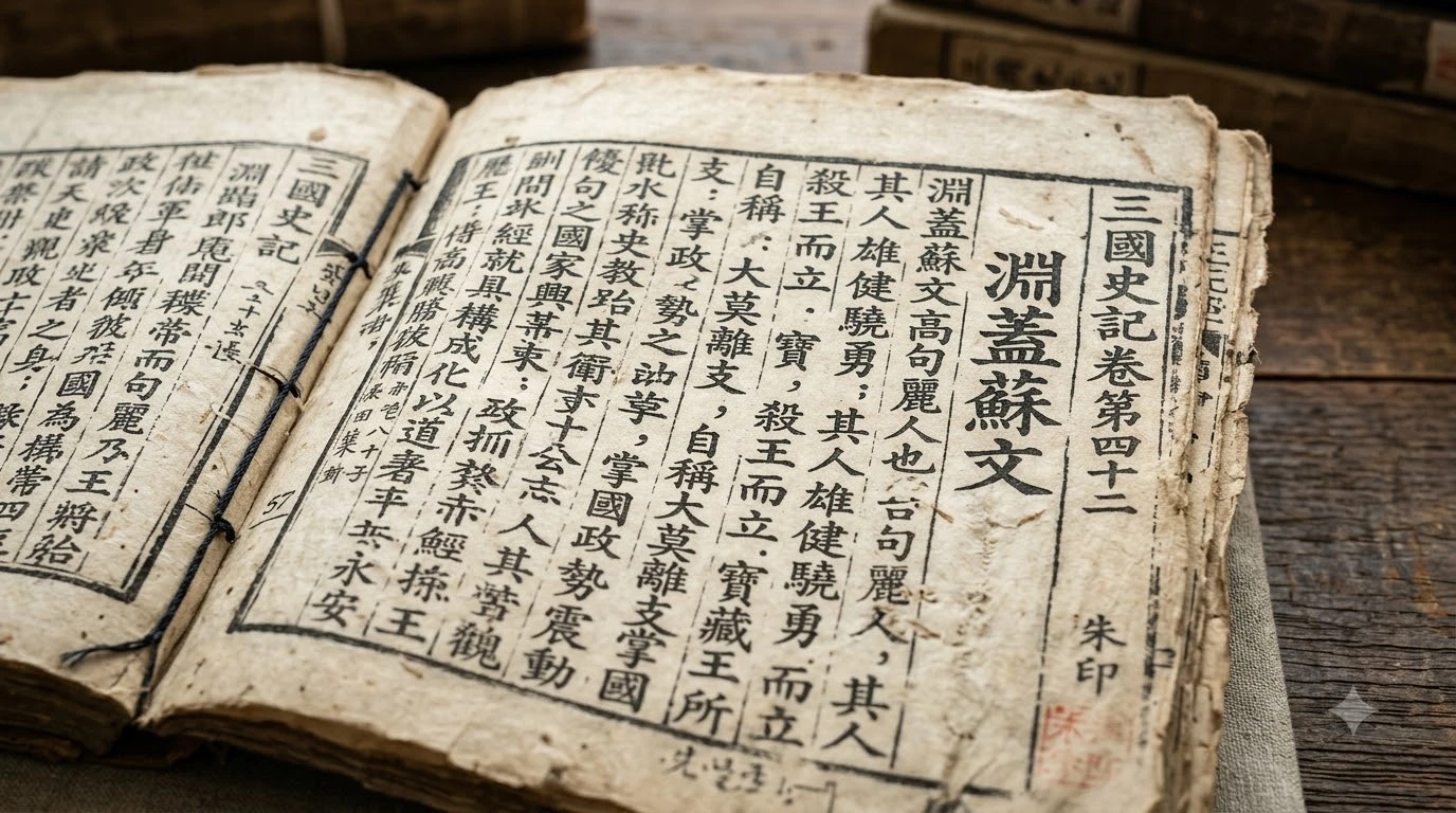 삼국사기 열전 연개소문 조 목판본 원문 기록과 한자 서술