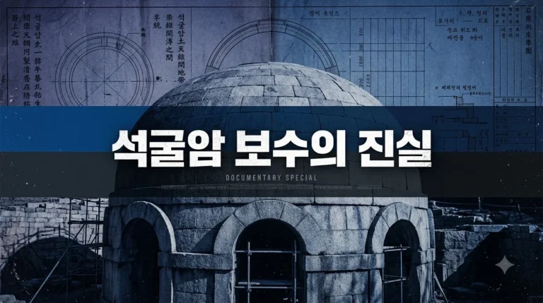석굴암 습기 보수 논란, 신라 공학을 망친 콘크리트 외벽